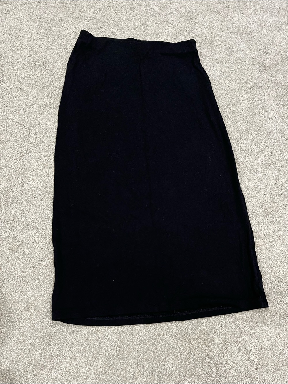 Old Navy Black Midi Pencil Skirt